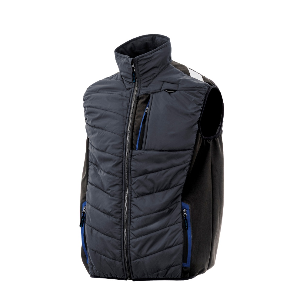 Prsluk NORTH TECH crno plavi,